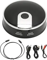 Bluetooth Transmitter 3.5mm Wireless Sound Adapter 1 for 2 Dual Headphones Speakers Support 3.5mm Fiber Coaxial Input for TV DVD MP3 with CSR Core ABS Material Compact Design