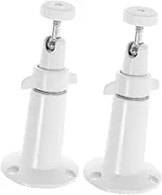 2pcs Universal Security Camera Bracket Aluminum Alloy Mounting Bracket Adjustable Wall Mount for Indoor/Outdoor Use