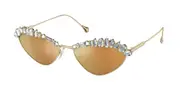 Swarovski SK7009 40137P Women’s Sunglasses Gold Size 55