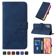 For Samsung Galaxy S22 S21 S20 FE Ultra Plus Case Leather Wallet Flip Card Cover
