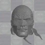 Daredevil 1st app Vigilante v1 custom head for 1:6 1:10 1:12 1:18 action figures