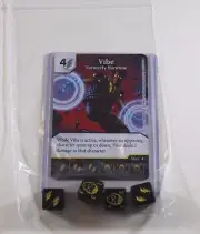 DC Dice Masters Justice League * VIBE * Set RARE Uncommon Common CUR + 4 DICE
