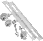 CLISPEED Motorcycle Mounting Plate Screws with Stabilizing Strips for Secure Luggage Transport Fit Durable Pressure Strips Rustproof Hardware for Various Trunk Bases