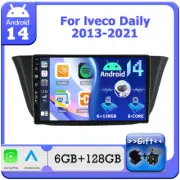 6GB+128GB Car Stereo Android 14 GPS Car Play For lveco Daily 2013-2021 Head Unit