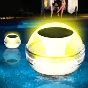 600mAh Floating Pool Light RGB Solar Pool Light Color Changing for Swimming Pool