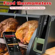 Bluetooth Smoker Meat Thermometer Truly Wireless BBQ Thermometer 0~100℃/32℉~212℉