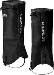 Hiking Leg Gaiters | Boot Gaiters Water Resistant,Hiking Supplies for Snowboarding, Snow Sports, Hiking, Walking Mountaineering Buniq