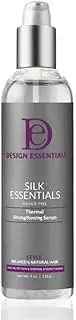 Design Essentials Professional Grade Silk Essentials Heat Protectant Strengthening Serum for Salon Perfect Hair- 4oz.