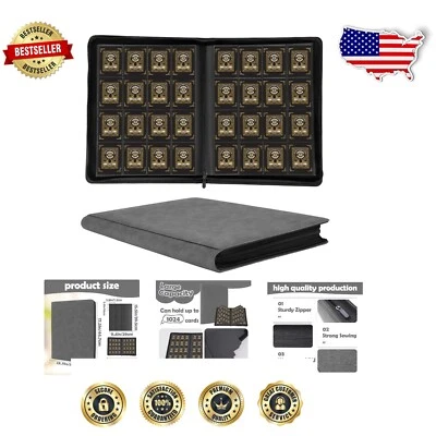 Sleek 1000+ Pockets Trading Card Binder for Ultimate Protection and Convenience