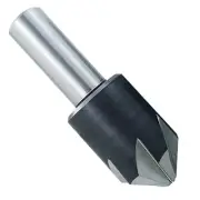 1" HSS 6F Chatterless Countersink - 90° - 2 pieces