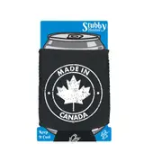 Made In Canada - Funny Novelty Stubby Holder With Base