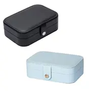 Jewelry Storage Box Travel Mini Case Portable Small Organiser for Rings Earrings