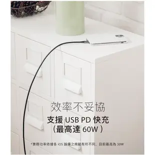 公司貨 MOSHI USB-C to Lightning 充電/傳輸線 需搭配 USB-C 充電器 贈束線帶 MFi