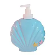 Bath Dispenser Bottle Bathroom Safe Hotel Refillable Body Wash Pump Bottle for Travelling Shell Shape Free Size