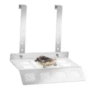 Stainless Steel Hanging Turtle Basking Platform Hanging Turtle 8" x 11.5"