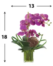 Creative Displays Magenta Orchid Floral Arrangement