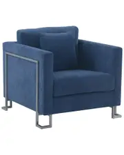 Armen Living Heritage Upholstered Accent Chair
