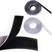 5M x 20mm Strong Self Adhesive Hook and Loop Tape Back Sticky Nylon Fastener