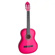 Valencia 3/4 Size Nylon String Student Guitar Pink