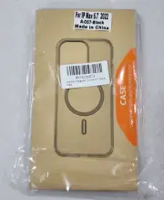 Zentiky For iPhone 14 Pro Max 6.7" Shockproof Protective Phone Case, Clear Black