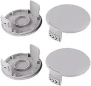 4 Pcs Trimmer Spool Caps, Replacement Spool Cover Caps, Strimmer Head Cover, Compatible with Ryobi AC14HCA AC14RL3A Grass Trimmers