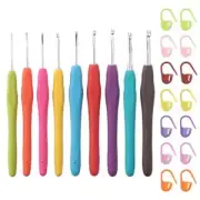 Multicolor Metal Crochet Hooks Extra Long Knitting Needles Crochet Accessories