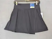 Old Navy Active Womens Skort Black Size Small High Rise Go Dry Powersoft New