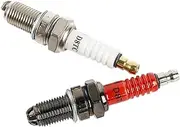 Motorcycle Accessories 1Pcs D8TC Scooter Spark Plug Compatible with GY6 CG 50 70 110 125 150CC Dirt Bike Moped Scooter Dirt Bike Go Kart(Large)