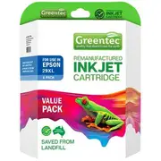 Greentec Recycled Epson Ink Cartridges 29XL 4 Value Pack