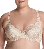 [Playtex] Love My Curves Beautiful Lift Lightly Lined Underwire Bra US4514 Cafe/Ivory 40G