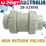 High Quality PVC U Non Return Valves One Way Solvent Weld 20 25 32 mm