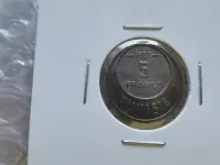 在飛比找Yahoo!奇摩拍賣優惠-突尼斯硬幣1957年5法郎22375