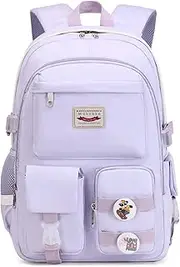 Makukke Women's Backpack School Backpack Girls Teenagers Cute Anime Bookbag Women Casual Daypack Anti-Theft Backpacks for University Travel Leisure Work