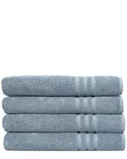 Linum Home Textiles Set of 4 Denzi Turkish Cotton Bath Towels