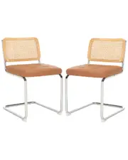 Safavieh Set of 2 Coralia Rattan Dining Chairs