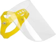 Ｂｅｓｇａ Protective Face Shield Face Guard Professional Flexible Universal Visor Adjustable Headband for Cutting Trimming Garden Men, clear