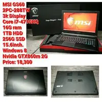 在飛比找旋轉拍賣優惠-MSI GS60 2PC-288TW3k DisplayCo