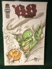 ‘68 Hallowed Ground Sketch Variant Mark Kidwell Art Green Goblin