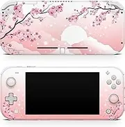 Tacky design Sakura Skin Compatible with Nintendo Switch lite Skin, Cherry Blossom Switch lite Skin Vinyl 3m Stickers Full wrap Cover
