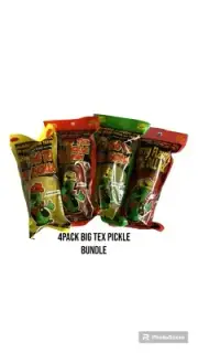 4 Pack Alamo Candy Big Tex Pickle Bundle