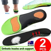 Orthotic Insoles Shoes Insert Pad Flat Feet High Arch Support Plantar Fasciitis.