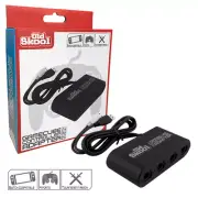 Old Skool 4 Port GameCube Controller Adapter for Nintendo Switch WiiU & PC