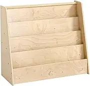 Jooyes Kids 4 Tier Wooden Display Bookcase - Single Side