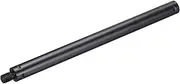 uxcell Metal Microphone Stand Extension Tube 3/8" Male to 3/8" Female Mic Extension Pipe Stand Extenders Screw Rods for Extended Microphone, Black