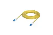 Ubiquiti OS2 Duplex LC UPC Fiber Patch Cable, Length 15M, Lightweight Fiber Patch Cable For Up To 100G Connections, UACC-OFC-S2-LULU-15M