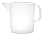 Measuring Jug, 3000ml - Polypropylene - Short Form - Eisco Labs