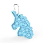 Simple Dimple Push Pop It Sensory Bubble Fidget Toy Key Chain Stress Relief Kids