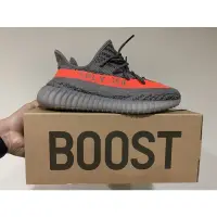 在飛比找蝦皮購物優惠-正品附發票 全新 Adidas YEEZY 350V2 灰橘