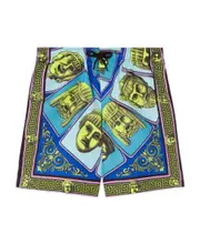 graphic-print swim shorts XS Green