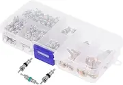 Zerodeko 1Set Ac Valve Core Kit for Systems Durable Automotive Air Conditioner Valve Stem Cores for Comprehensive Maintenance and Repair
